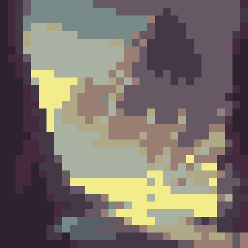 dirt tile map asset, 16-by-16 px, muted tones