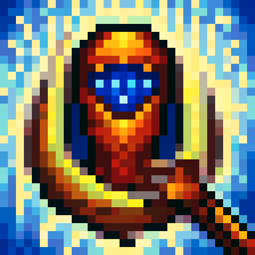 fisticon speed, vibrant orange, pixelated, game icon, skillfully crafted, intricate details, 32x32 pixels, sRGB colors, close-up view, portrait style, dynamic shading, glossy finish