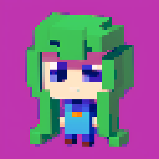 small cute character for a side scrolling video game