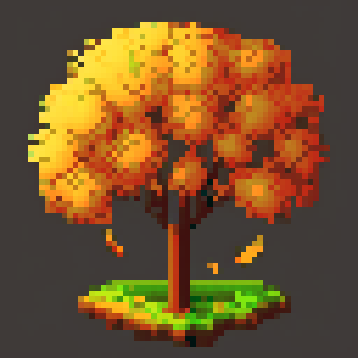 Falling Leaves Background