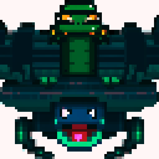 Top down enemy alien spaceships