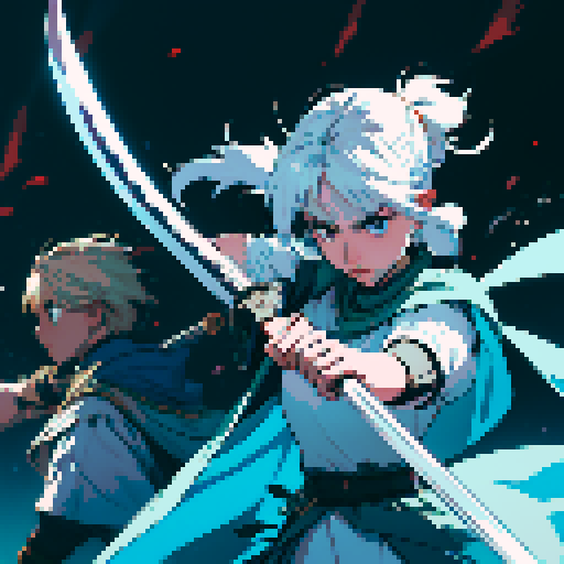 sword attack, closeup of sword, sword swinging, no person, no characters