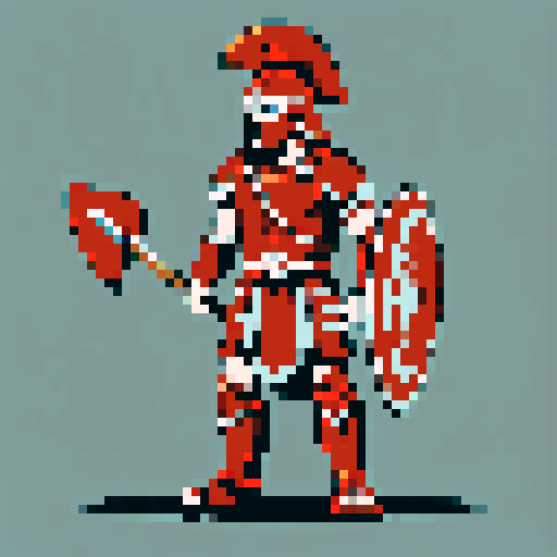 use this reference image of a greek hoplite, but make the armor a darker shade of copper