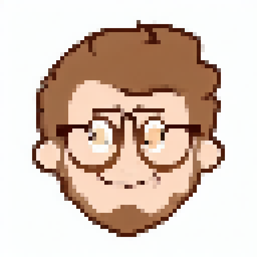 Man, winking, one eye open, one eye closed, smiling, glasses, brown eyes, brown beard on chin, no moustache, no beard on cheeks