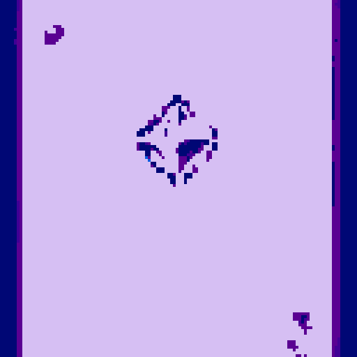 Create a purple amethyst gem in the center of the card