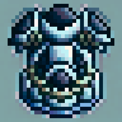 Skeletal warrior armor, bone white colors