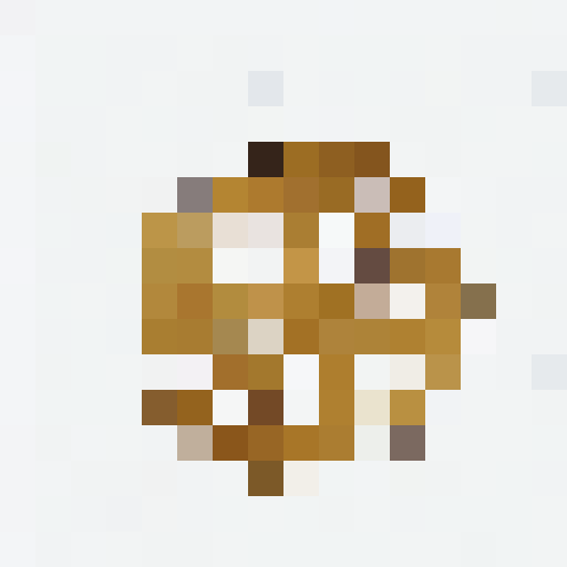 Gear, clock face, metal, shiny, intricate, gears interlocking, timepiece, gears rotating, 16x16 pixels, pixel art, game icon, close up, portrait, mechanical, time ticking