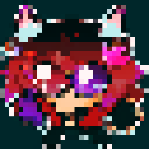 cute, adorable, pixelated, vibrant colors, reminiscent of retro video games, sRGB