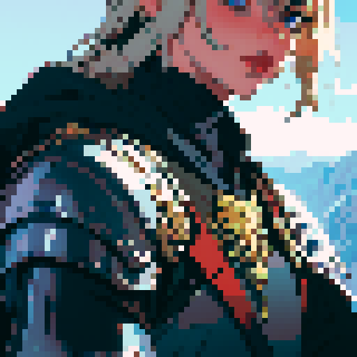 Helmed Warlord in full armor