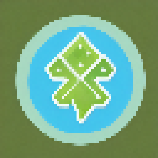 Create a 2D vectorized image of the Gran Canaria Island's silhouette filled with circles using a green color palette. It's crucial that the circles form the exact shape of the island, highlighting its unique outline. The image should have a non-realistic style and focus on the island's form.