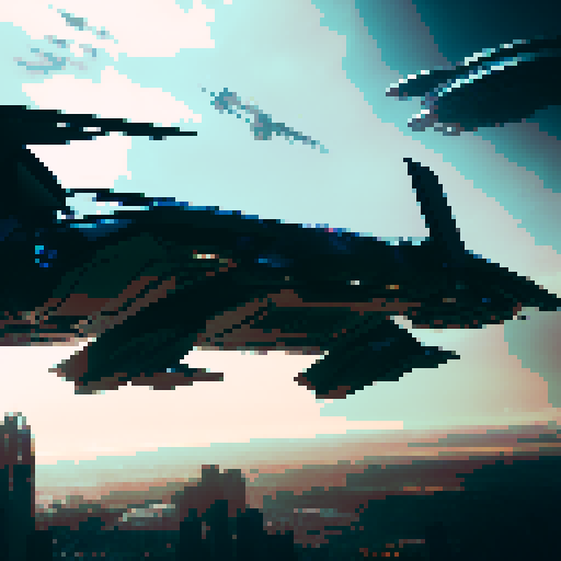 Futuristic, sleek, and highly technical.

        "A 3D printed, cyber-secured, nanotech-inspired drone, controlled by an advanced AI system, hovering over a smart city skyline, with its sleek metallic frame reflecting the energy-efficient LED lights and the internet of things-connected devices below."