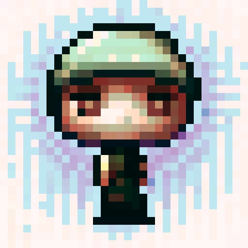 indie style game character, chibi style, first person