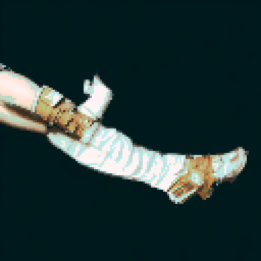 Leg, bandage, injury