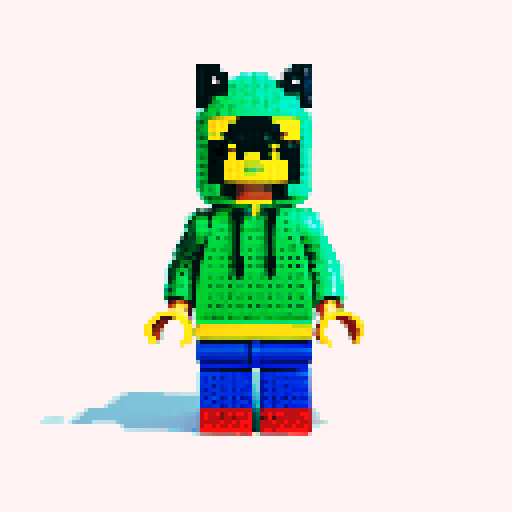 hoody pixel lego