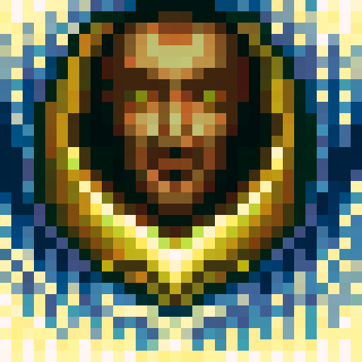 Realistic white rapper with golden teeth