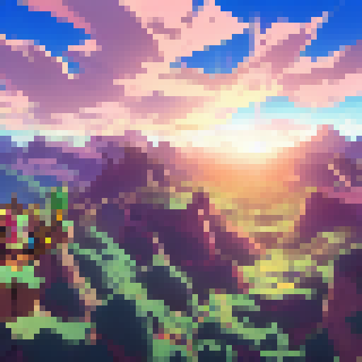 Monaka, the muscular alien with red skin, stands proudly atop a rocky mountain, his bulging biceps glistening in the bright sunlight of the anime world.