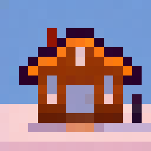 cozy house covered in snow, Christmas decorations, warm glow from the windows, smoke rising from the chimney, snow-covered roof, icicles hanging from the eaves, tree branches dusted with snow, twinkling lights, frosted window panes, pixelated details