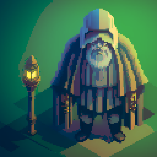 A wizard in a gray robe with skeletons on it, full body, close up, portrait, staff glowing with green energy, standing in a courtyard of a castle