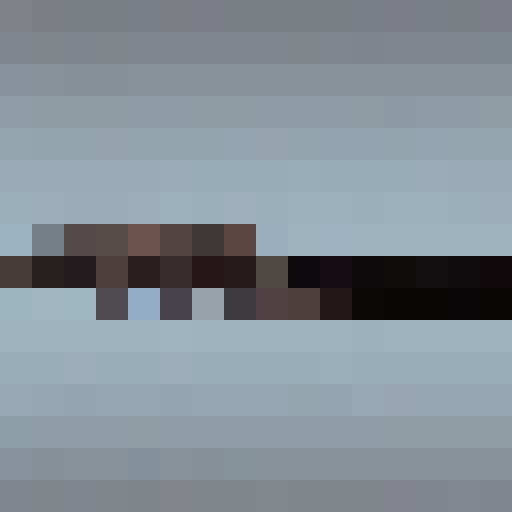 an inventory icon of an iron sword lying flat seen from overhead