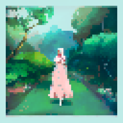 Amanda Seyfried's thick, natural curves accentuated by a tight dress, framed by a beautiful hijab, in a landscape portrait with dreamy, soft focus