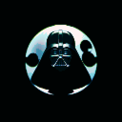 Darth Vader in a dark and obscure way in the dark ((extremely detailed and love deformations)) on the death star ((me extremely quality)) in 4k/8k detailed lighting and cinematic aspects