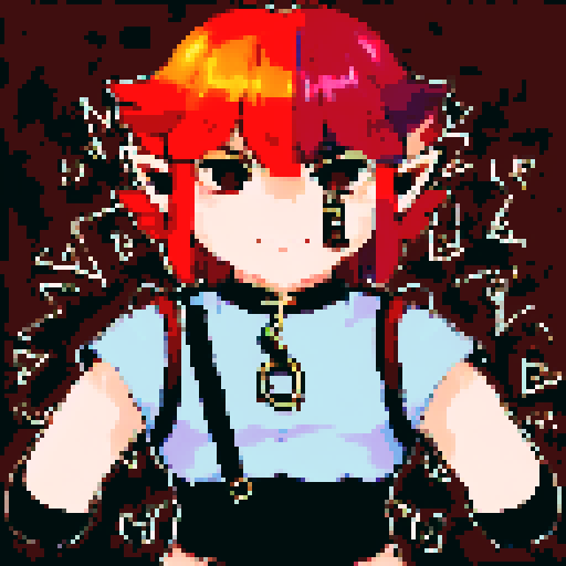 red hair top-down teenage female adventurer short-shorts acrobat medieval fantasy zelda-like