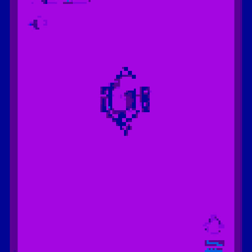 Create a purple amethyst gem in the center of the card