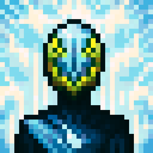 weapon, game icon, 32x32 pixel art, sRGB, skill art, close up, portrait, sharp edges, metallic shine, intricate details, glowing runes, fierce expression, powerful aura, dynamic lighting, contrasting colors, high contrast shadows