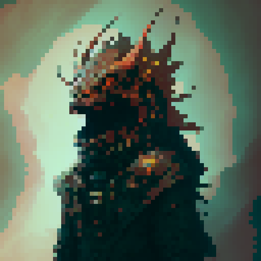 Hannya mask, intricate details, glowing red eyes, sharp fangs, weathered texture, ethereal aura, mystical engravings, dark and foreboding, ornate patterns, menacing presence, reminiscent of a powerful villain, evoking a sense of danger and mystery, surrounded by magical elements