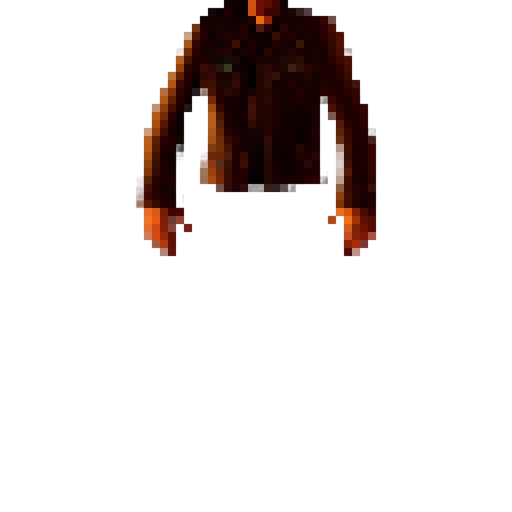 Heavy metal dude, game character, long hair, leather jacket