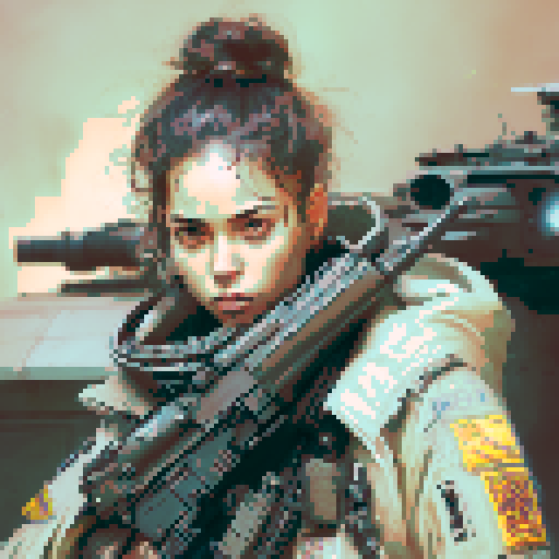 Gritty, tactical, military-inspired. 

        A tense standoff ensues as a team of elite soldiers take cover behind rusted shipping containers, exchanging gunfire with their enemies amidst a dust storm.