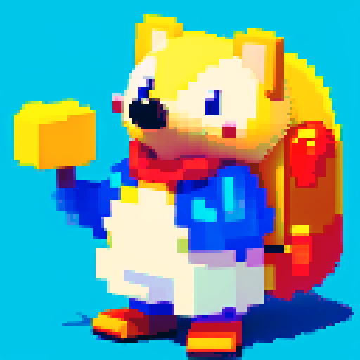 antropomorphic hedgehog with backpack