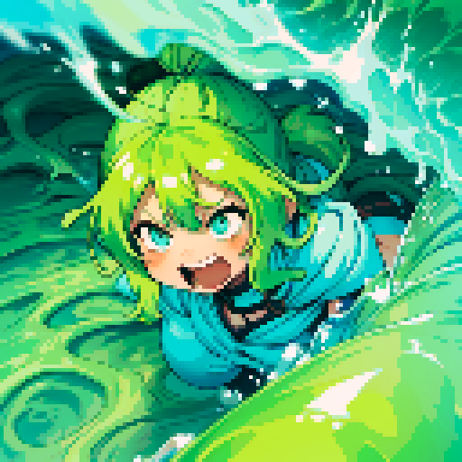 wave of slime, big wave of ooze, wave of goo, slime, goo, ooze, slimy, sticky, thick goo