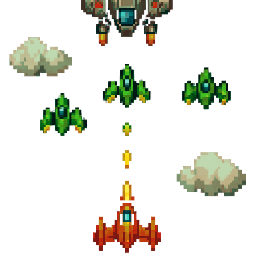 vertical shmup background, top down, dark waters, spritesheet