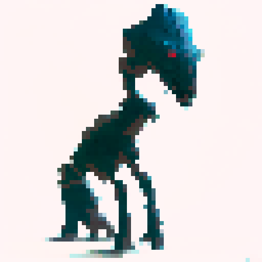 A rock golem with a large head, fantasy rpg