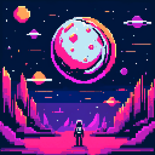 planet in space by kurzgesagt 