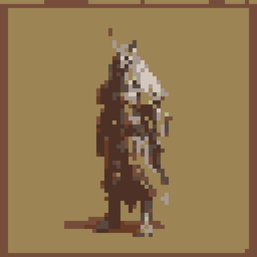 small fantasy icon of light cavalry for use in a fantasy wargame