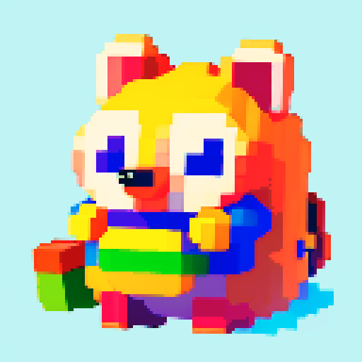 antropomorphic hedgehog with backpack