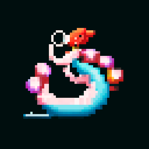 a merge between a proygon and dragonair