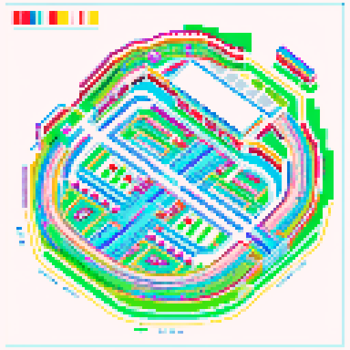 color map of the race track
