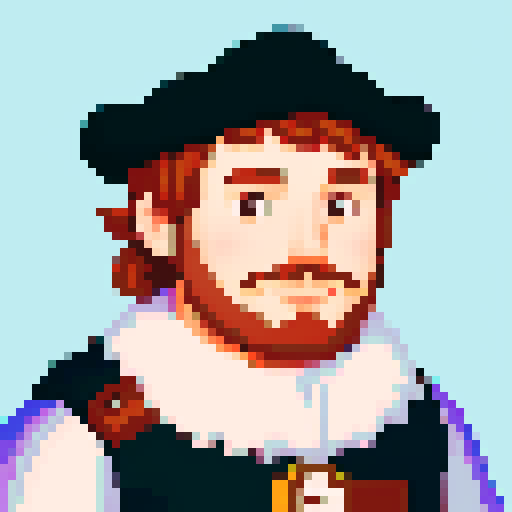 portrait of a scruffy looking first mate 16th century