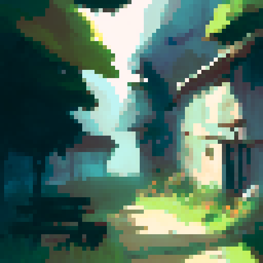 gloomy verdant, fog, pacific northwest feel, dark, mysterious