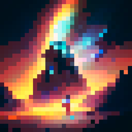 Paladin with a holy shield, vibrant energy and crackling lightning swirling his head, vivid holy golden colors