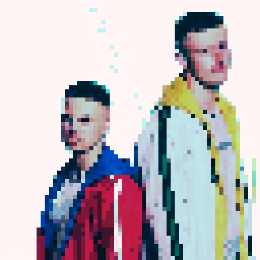 Cobbled streets lined with colorful buildings, a tranquil river flowing through a bustling city center, all captured in the vibrant pixel art style of sRGB, creating a stunning landscape that perfectly encapsulates the charm of Cork City