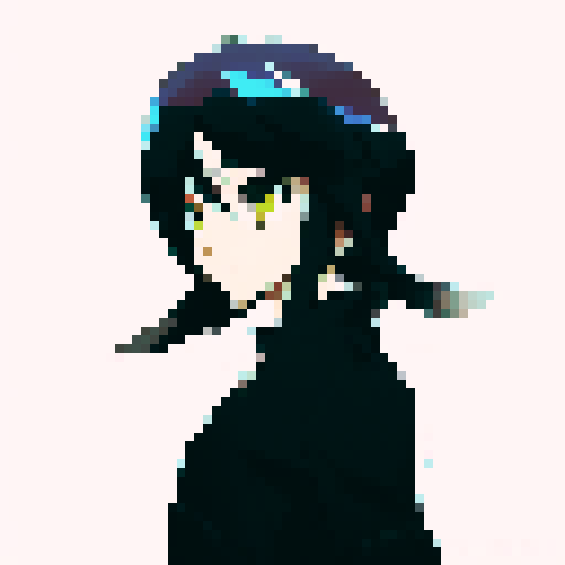 Rukia Kuchiki, black hair, high details