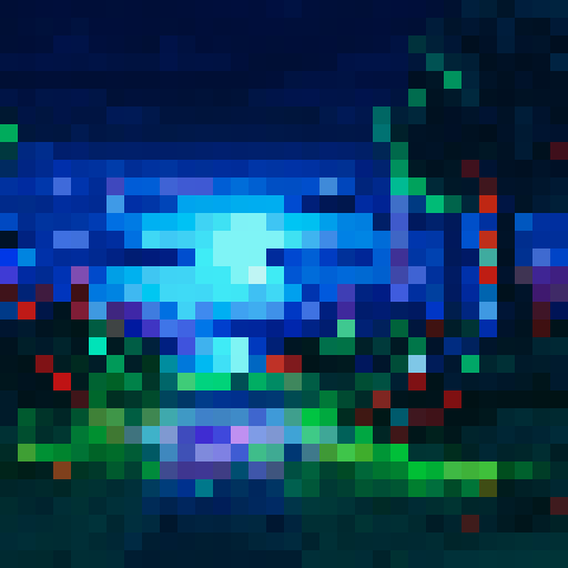 dark graveyard with graves, moonlight