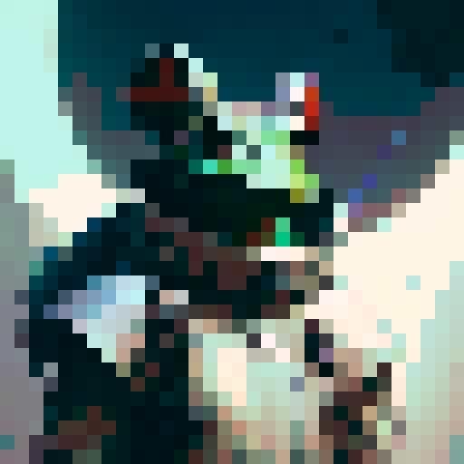 frog warrior sprite, holding a spear,