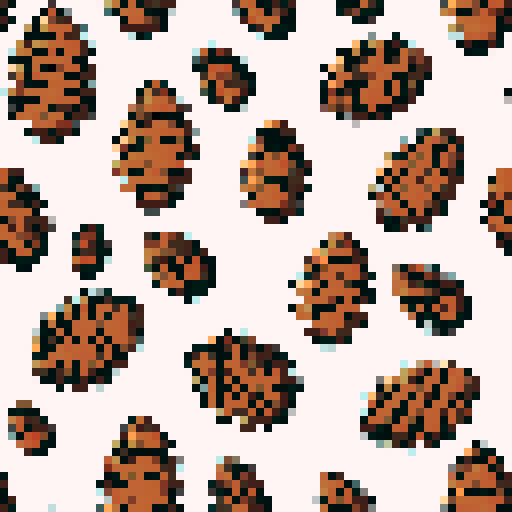 pine cone, white background