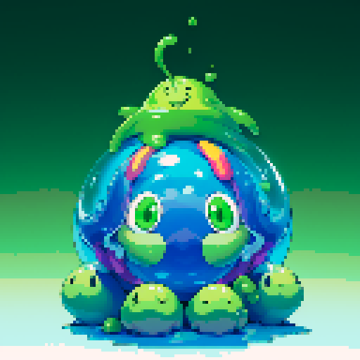 slime, dynamic shape, slime shooting out, slime attack, transparent background, no backdrop, no characters, no humans