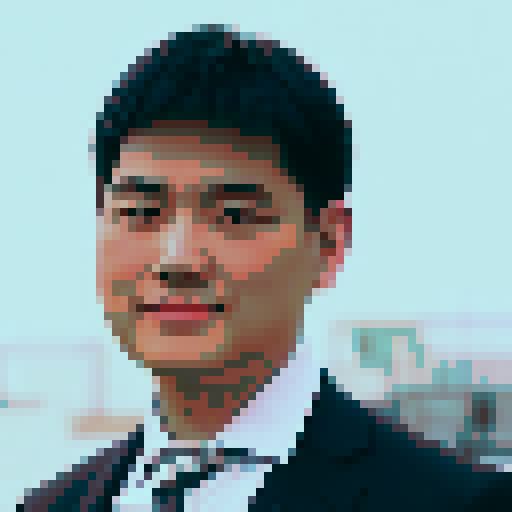 Chinese man in neon green shirt